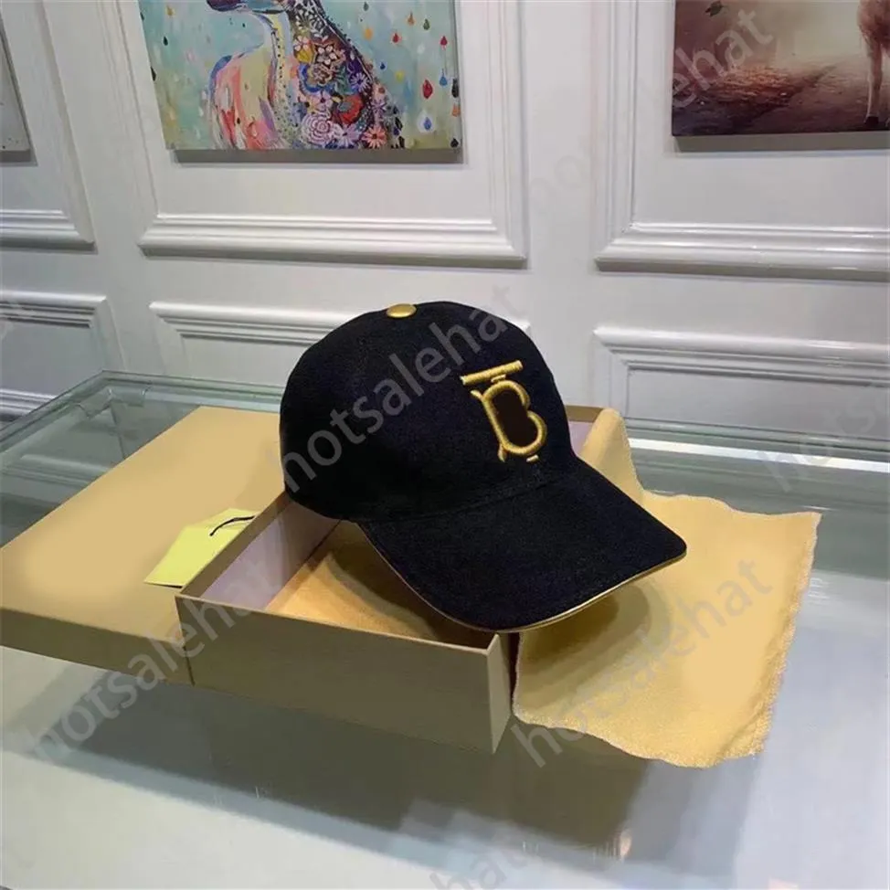 Cappello di design per berretto da baseball da donna di lusso per il tempo libero abito quotidiano cinturino regolabile in casquette bianco nero con cappelli montati con parte in metallo227h