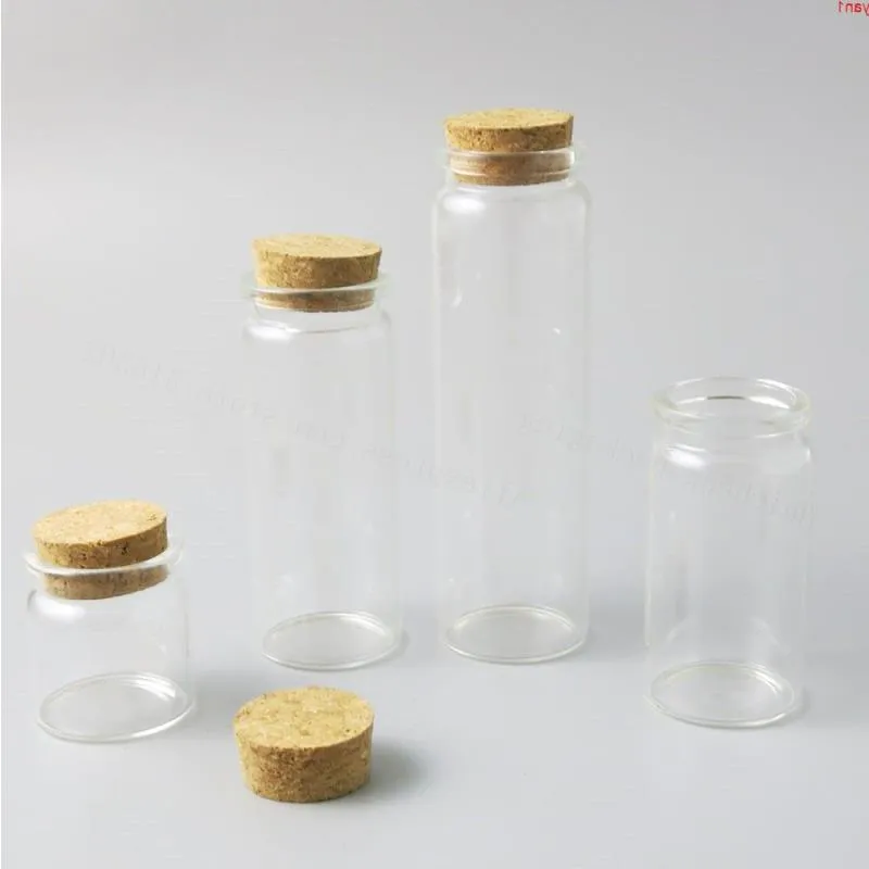 12 x 20 ml, 50 ml, 65 ml, 100 ml, 120 ml, 150 ml, leere Glasflasche mit Holzkorken, 5/3-Unzen-Fläschchen, großer Behälter, hohe Menge, Vhpox