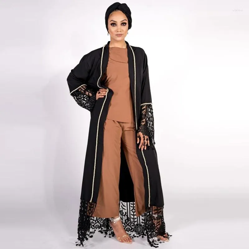 Vêtements ethniques marocain musulman Abaya femmes caftan Khimar Jilbab prière Robe Eid Mubarak vêtements Islam Abayas dubaï luxe blanc