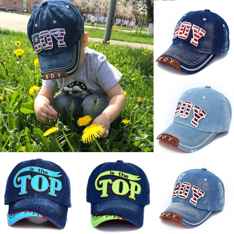 S Brief Print Baby Baseball Caps Kids Hip Hop Cap Canvas Kinderen Jongens Meisjes Zomer Zon Hoeden Czapka Z Daszkiem 230614