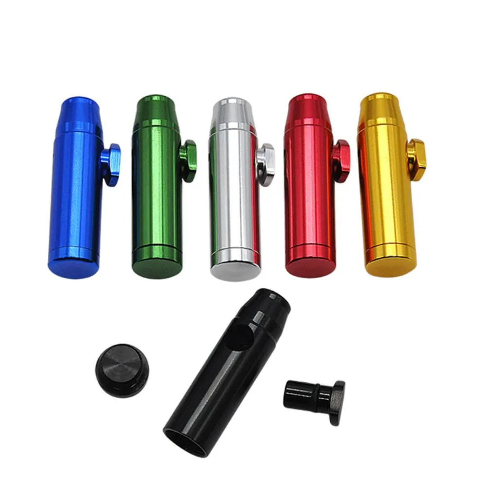 New Herb Grinder Portable Bullet Pipe Fumer Set Métal Mini Snuffer Vente en gros GG