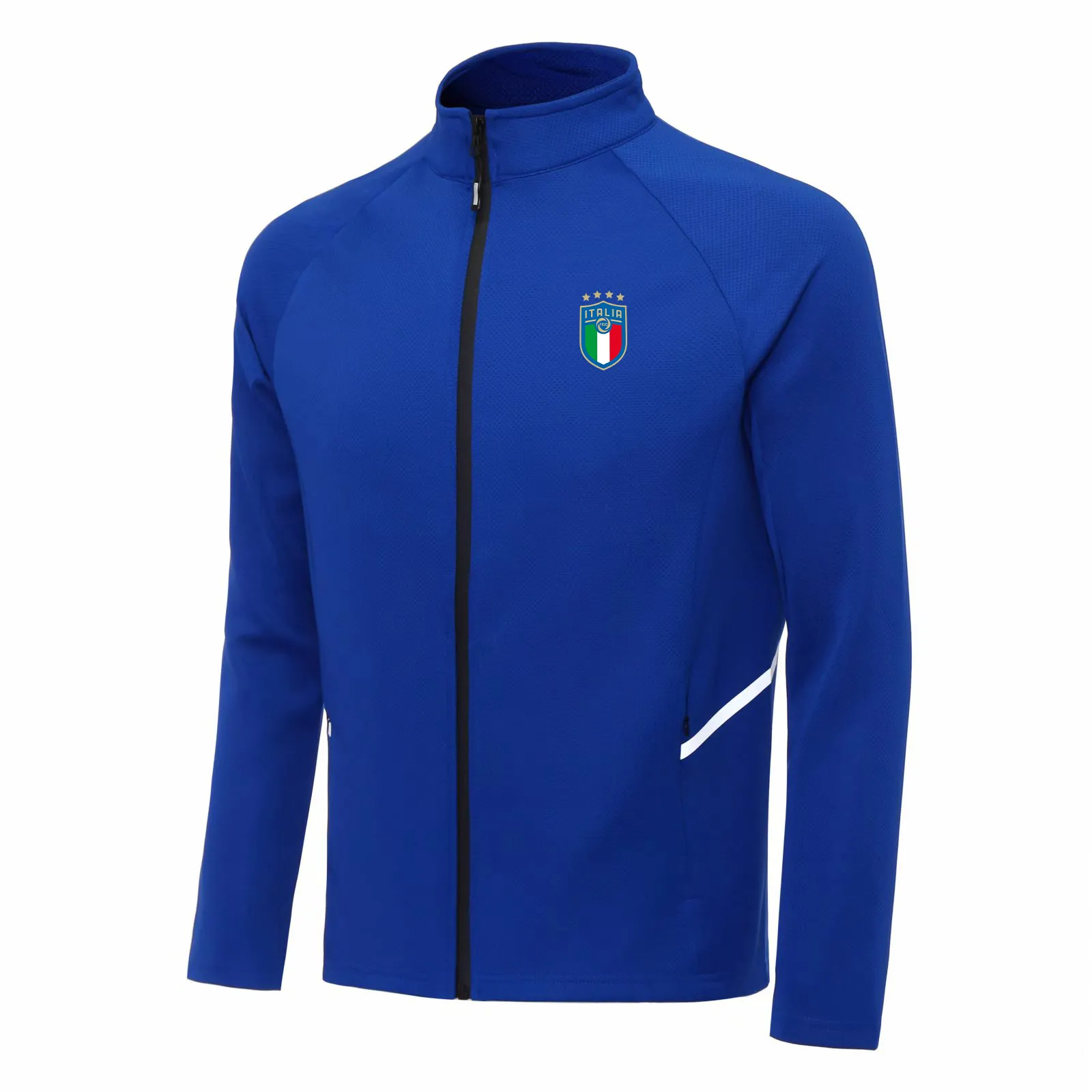 Italia Cappotto sportivo per il tempo libero da uomo Cappotto caldo autunnale Camicia sportiva da jogging all'aperto Giacca sportiva per il tempo libero