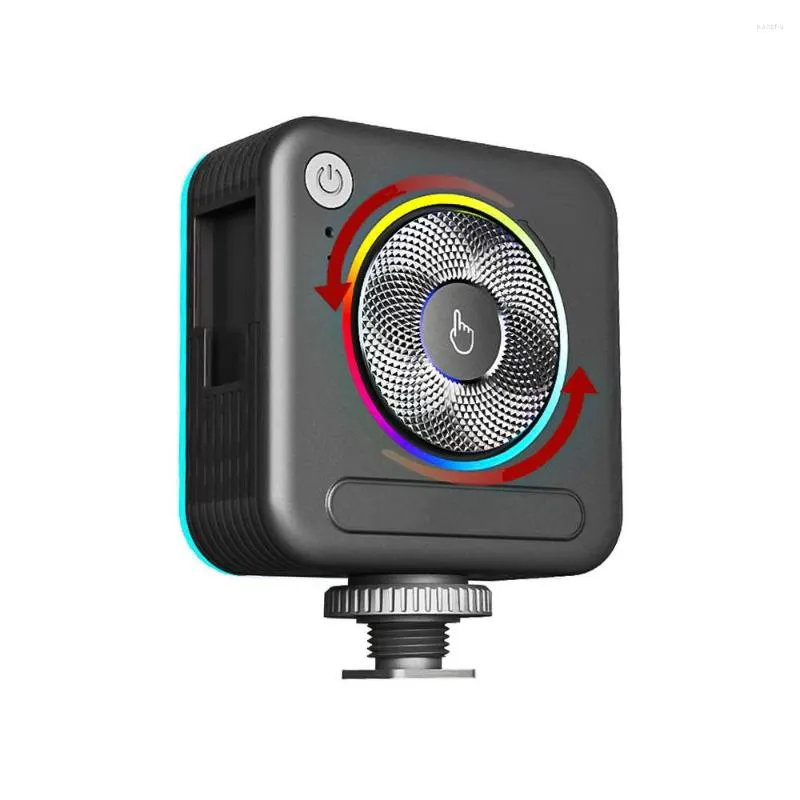 Blitzköpfe RGB Mini-Lampe LED-Licht-Softpanel mit 2200-mAh-Akku Video-USB-Ladeanschluss