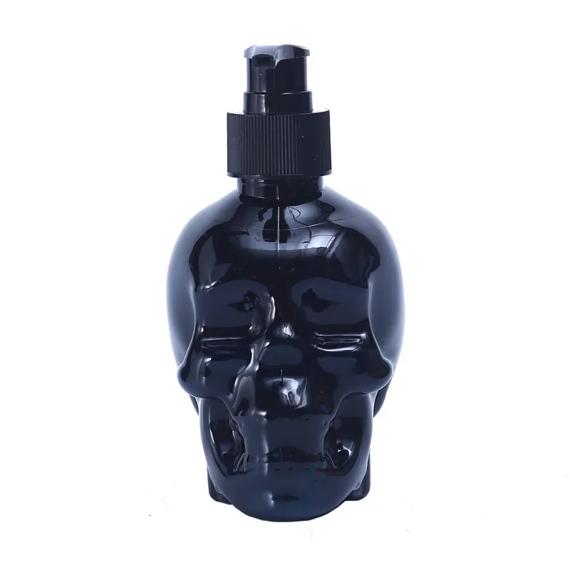 Liquid Soap Dispenser Creative Skull Liquid Soap Dispensers Black Plastic Hand Sanitizer Pump Bottles Shampoo Lotion Bottle Badrum Lagring Tillbehör 230614