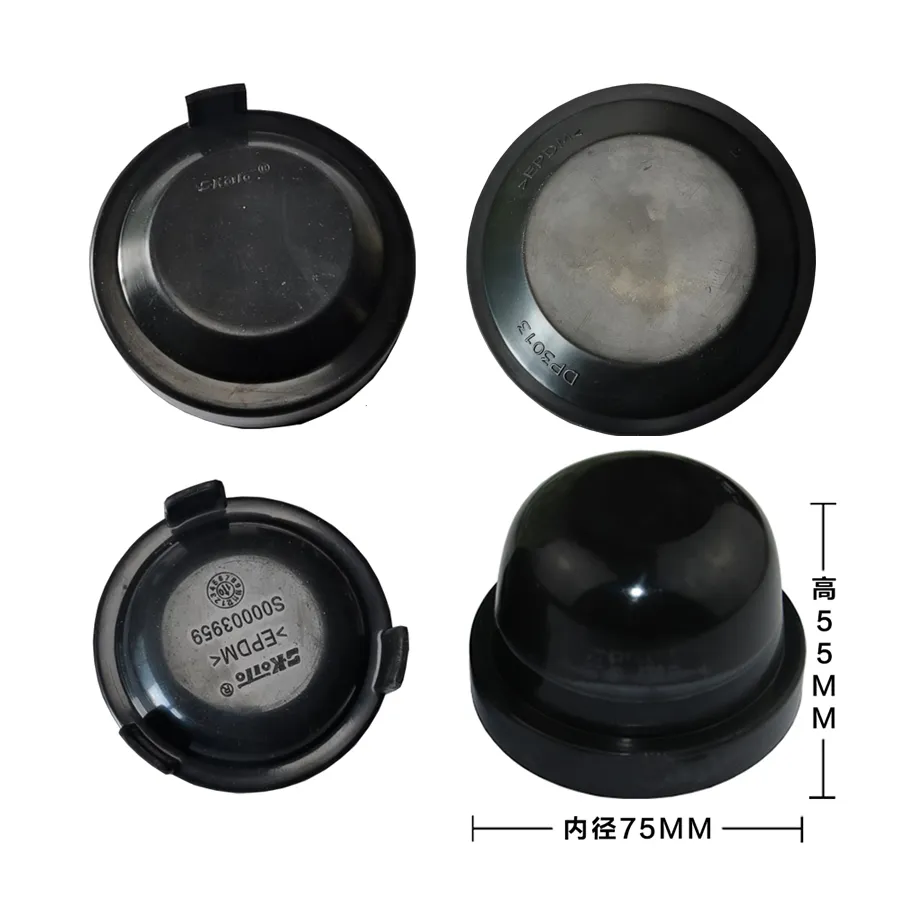 ROEWE I6 RX5 16-20 RX3 350 10-15 Low High Beam Rubber Headlight Rear Cover Dust-Proof Waterfroof Cap Refitting Parts 1PCS