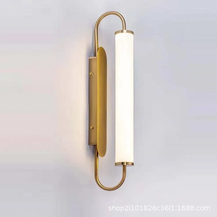 Lampade da parete Moderne Lampada a Led in Vetro Braccio Oscillante Luce Per Lettura Esterno