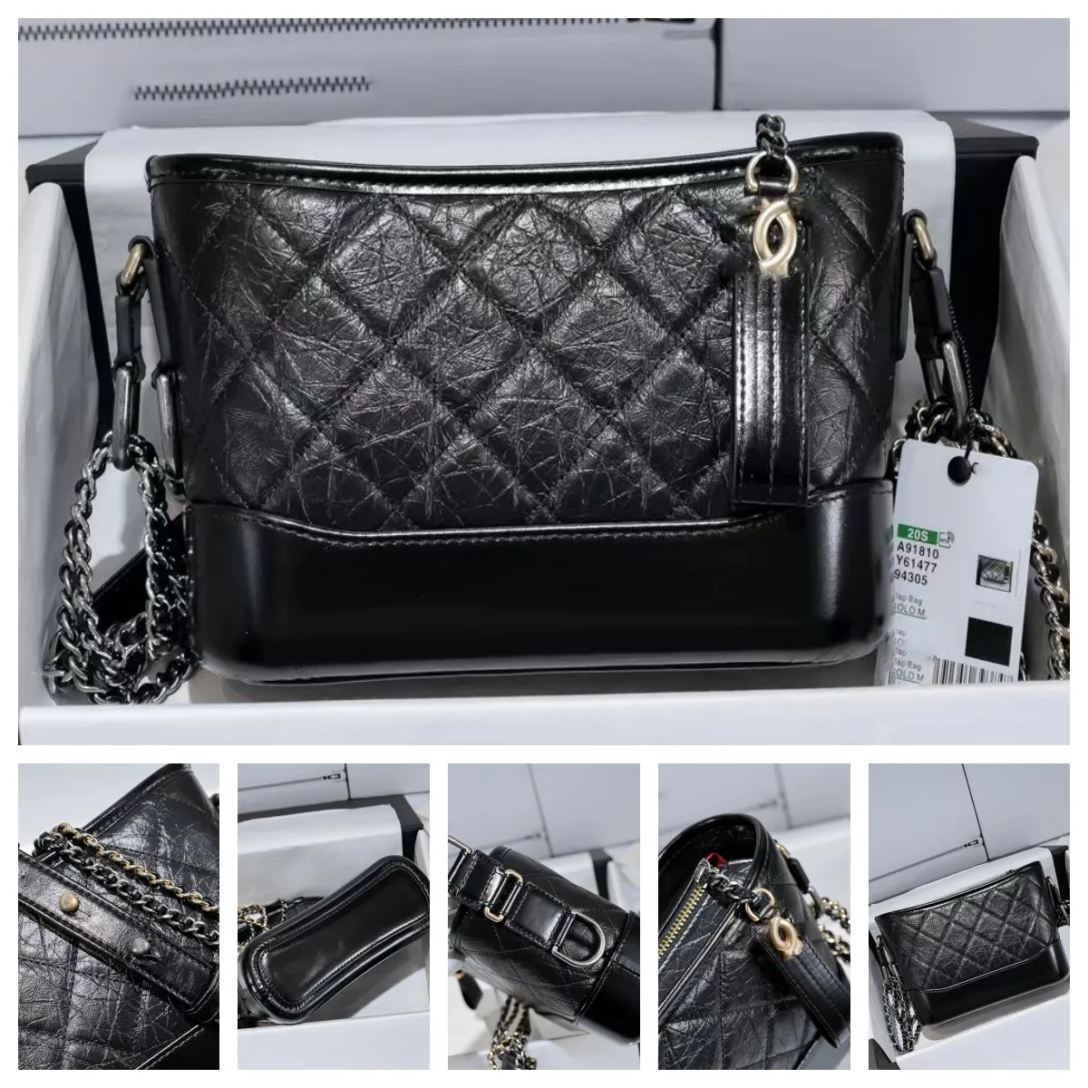 Designer Bag Hobo Bag Black Genuine Leather Designer Bags Crossbody