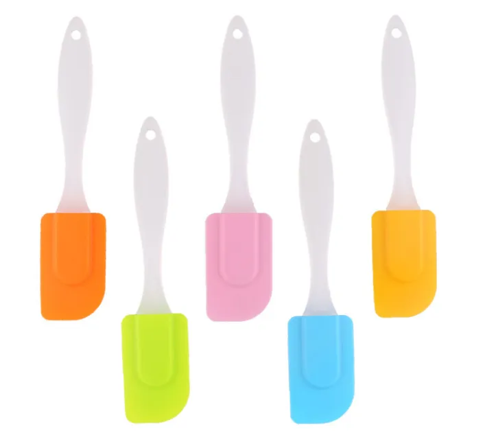 Utensílio para assar espátula macia de silicone para bolos manteiga creme raspador de alta temperatura espátula plana ecológica ferramenta de cozimento para cozinha