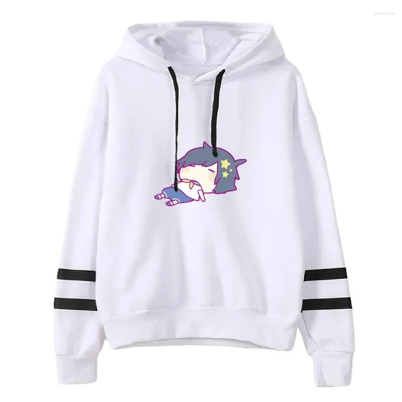 Hommes Hoodies Mafumafu Mafu Imprimer Automne Hiver Vacances Preppy Casual StreetwearStyle À Capuche Hommes/Femmes Kawaii Vêtements