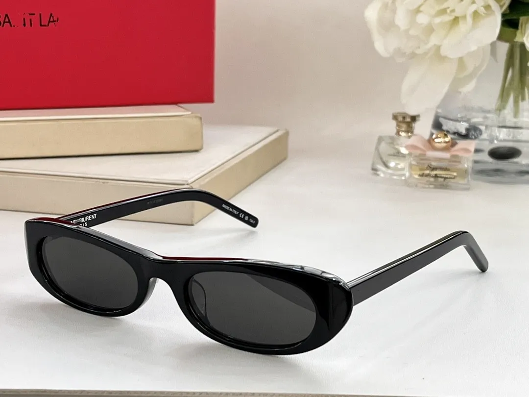 high Quality sl557 Cat Eye sunglasses for women designer Sunglasses Fashion Classic Style Eyewear Retro Unisex Driving Anti-UV400 Oval Lens Eyeglasses