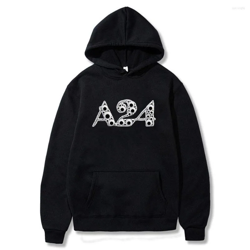 Sweats à capuche pour hommes Tout partout Tout à la fois Sweat à capuche A24 Googly Eye Puff Print Logo Manches longues Femmes Hommes Sweat 2023 Vêtements drôles