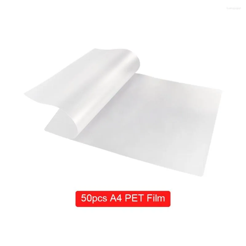 Kit di ricarica inchiostro 50 pezzi A4 DTF PET trasferimento di calore pellicola per stampante a stampa diretta doppio lato opaco