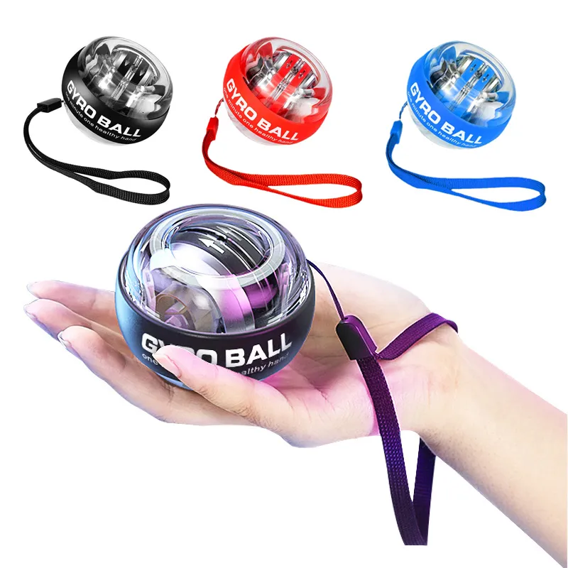 Handgriffe Gyroskopischer Powerball Autostart Range Gyro Power Handgelenkball mit Gegenarm Muskelkrafttrainer Fitnessgeräte 230614