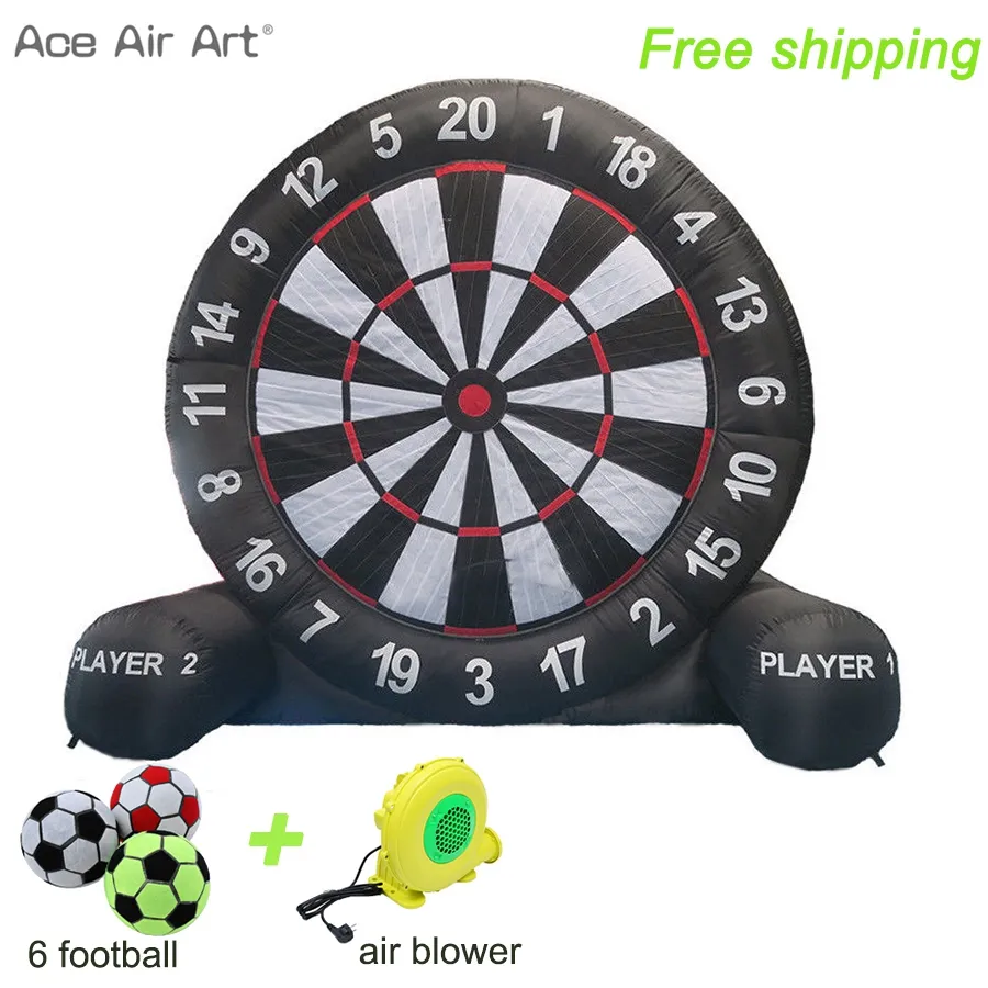 SAYOK-Jeu de fléchettes de football gonflable, cible de coup de pied de