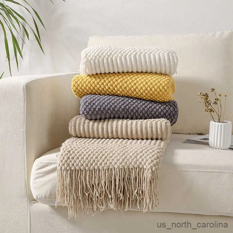 Mantas Inyahome Acogedor Ligero Decorativo Grande Chunky Throw Manta Decoración para el hogar para sofá cama y sala de estar Decoración para el hogar de lujo Plaids R230615