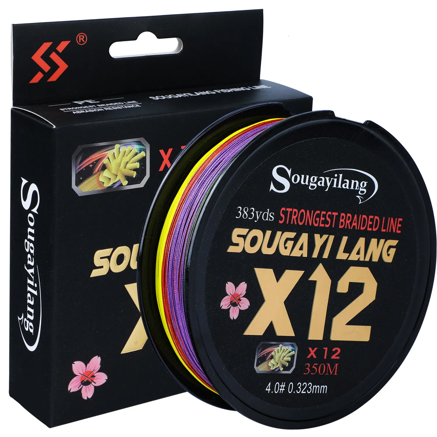 Braid Line Sougayilang Super Strong 12 Strands Braided Fishing Line X12 PE  Line 350M 550M Multifilament Abrasion Resistant Fishing Lines 230614 From  9,92 €