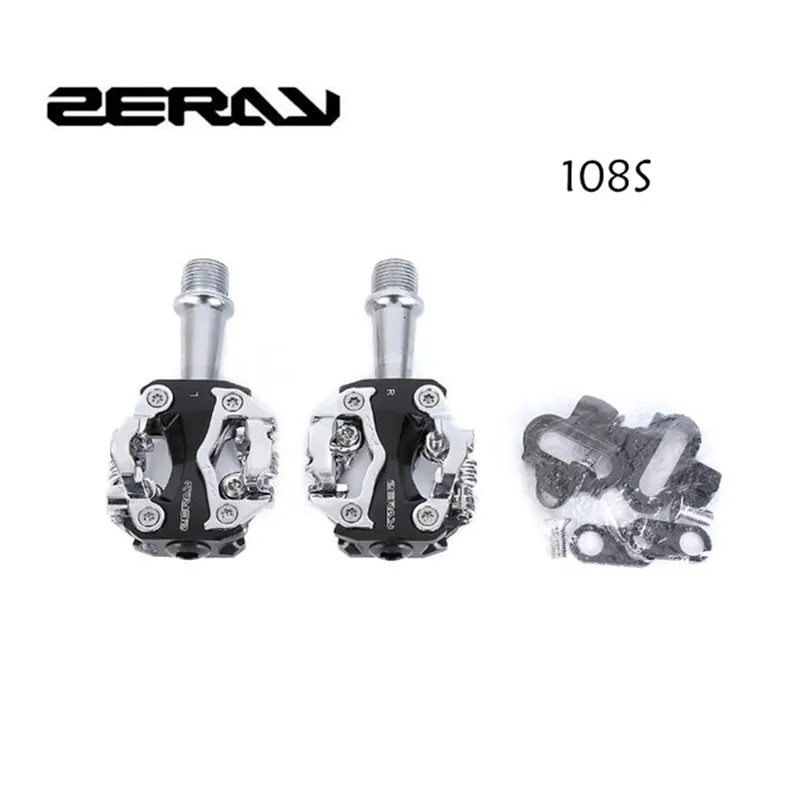 Bike Pedals ZP108S ZP109S Cycling Road MTB Clipless Pedal Selflocking SPD Compatible Parts 108s 230614
