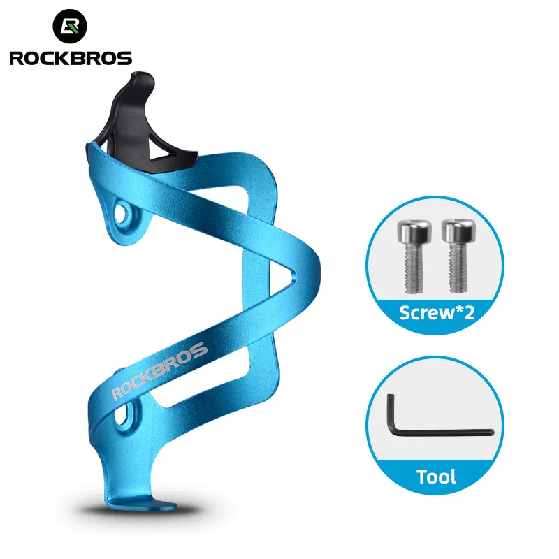 Water Bottles Cages ROCKBROS Bicycle Bottle Holder Bicycle Drum Holder Bottle Rack Cages Mount MTB Mountain Road Bike Cycling Amphora Rack 230614