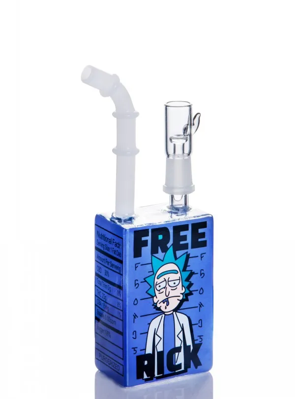 Wholesale Unique Chicha Purple Glass Water Bong With 14mm Banger Beaker