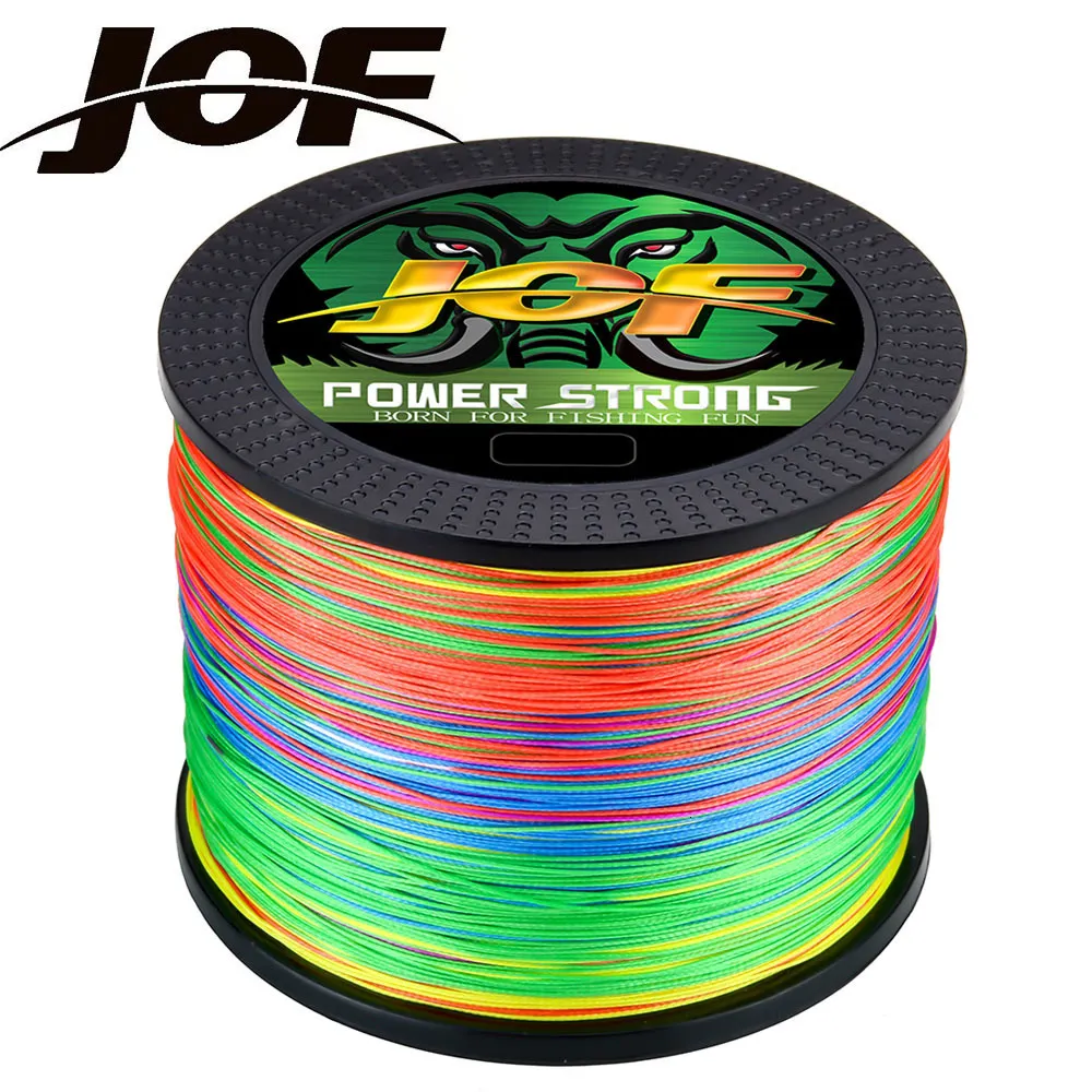 JOF Multifilament Braided Fishing Line Fishing Line 4/8 Strand, 300M/500M,  1000M Lengths, Strong Weave, Multicolor, Japan Spinning Extreme PE 230614  From Men06, $10.63