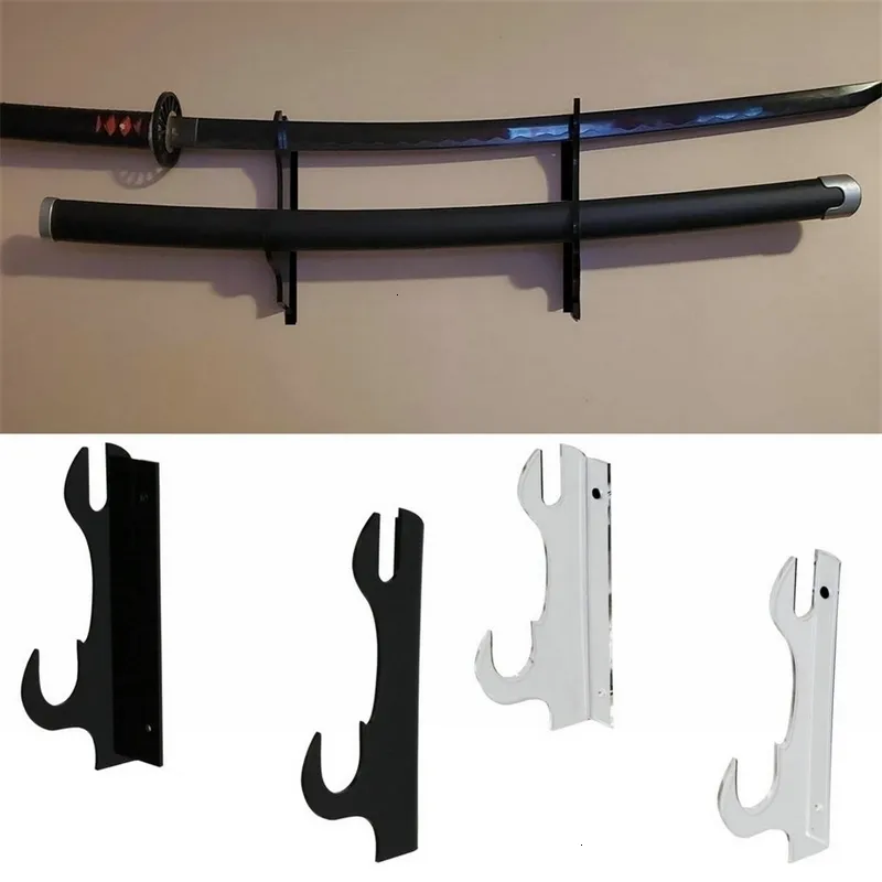 Handwerkzeuge Acryl Schwertständer Haken Wandmontage Samurai Display p230614