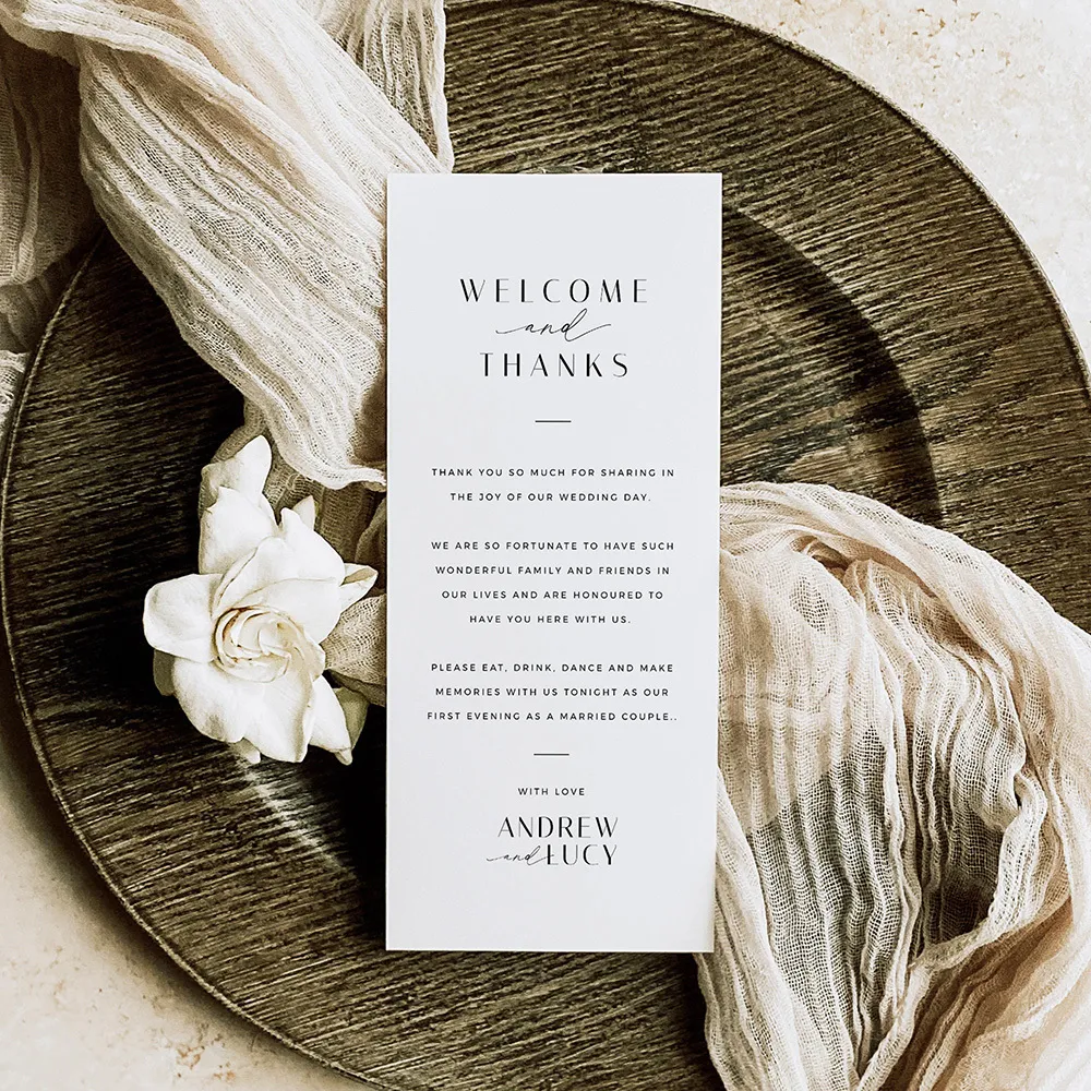 Personalized wedding table cards sale