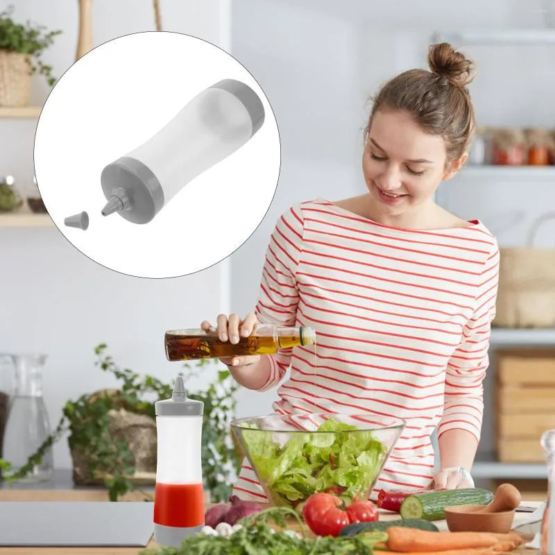 Set di stoviglie Dispenser di salse Bottiglie di ketchup Contenitori per utensili da forno Condimenti per insalata Gadget da cucina Contenitori