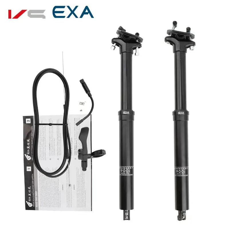 Fahrradvorbauten KS EXA FORM 900i verstellbare Sattelstütze Dropper Post Mountainbike MTB interne Führung 309 316 395 mm Remote-Sitz 230614