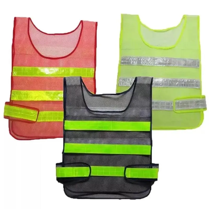 Reflective Safety Vest Clothing Hollow grid vest high visibility Warning safety working Construction Traffic Vest C67
