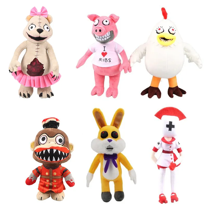 Novos produtos por atacado Brinquedos de pelúcia de animais de terror Dark Deception Jogos infantis Playmates Presentes de feriado decoração de quarto