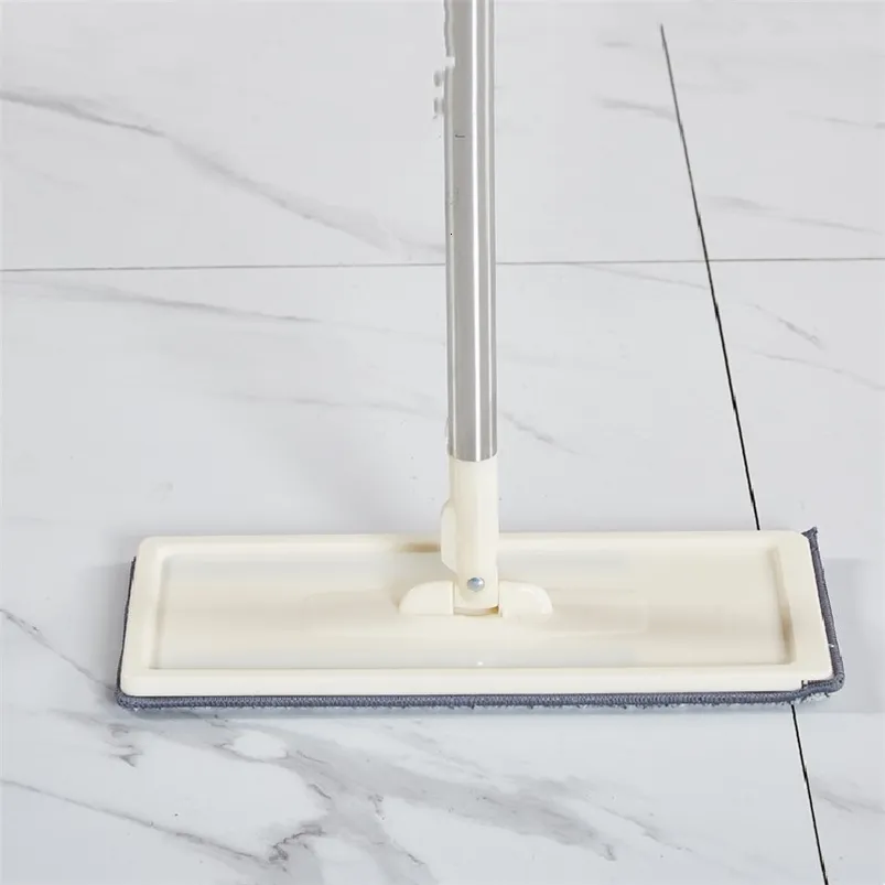 MOPS Flat Mop لغسل أرضية النافذة المنظف أداة تنظيف الضغط على الألياف الدقيقة استبدال السحر الملحقات الأسرية 230614