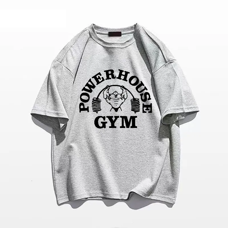 Herr t-shirts sommar gym t-shirts 100 bomull överdimensionerade män t shirt grafisk tryck sport kvinnor tee högkvalitativa herrkläder 230615