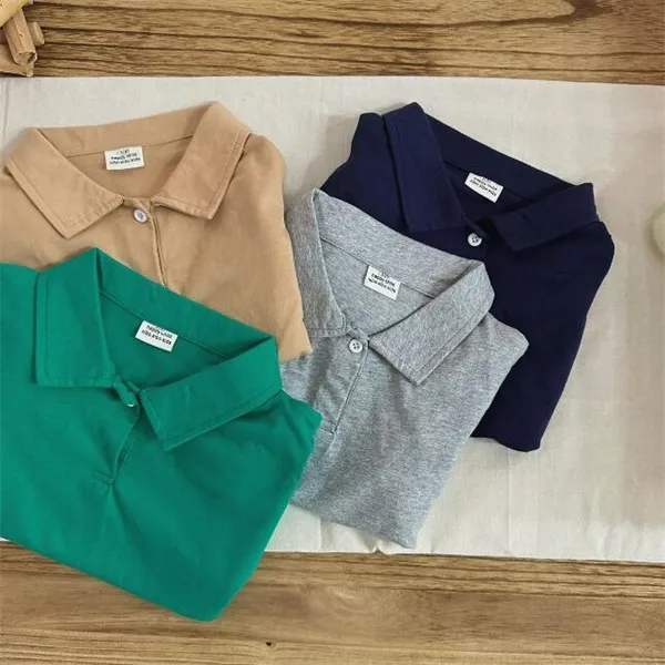 Été nouveau produit Designer ensemble de vêtements pour enfants garçons et filles marque de mode broderie POLO bébé à manches courtes ensemble de deux pièces