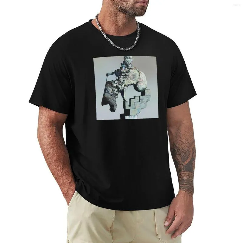 Polos para hombre, etapa 5, en todas partes, al final de los tiempos, con pintura al óleo de Caretakers, camiseta con sello de Ivan, ropa lisa para hombre