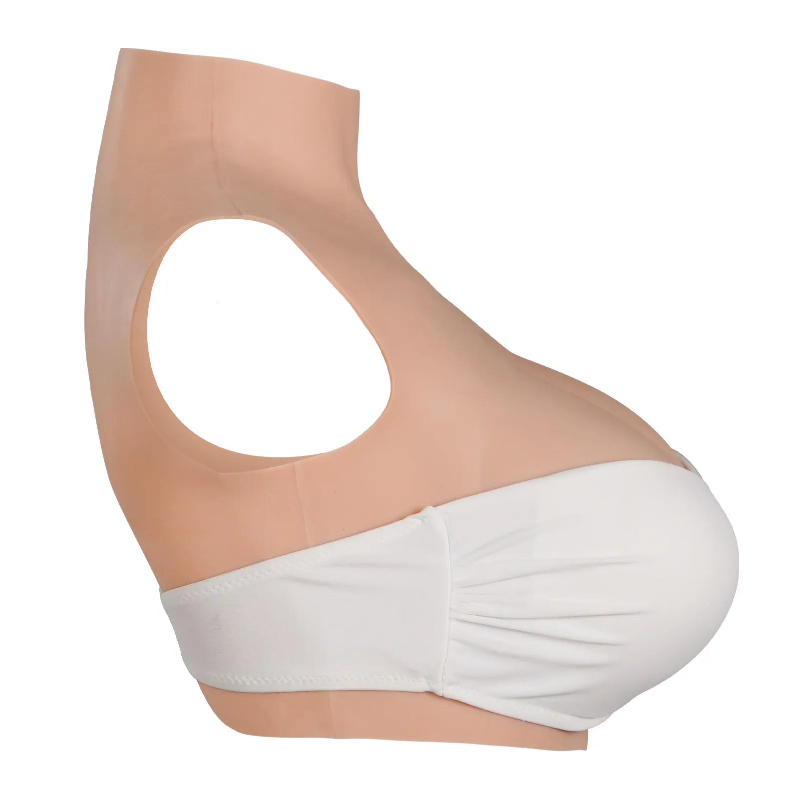 Breast Form KnowU D Cup Normal Size High Collar Cosplay Silicone