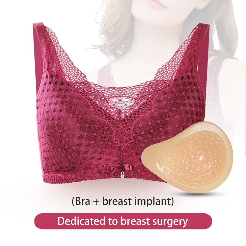 2048 Mastectomy Bras M L XL XXL XXXL One-piece Underwear Soft And  Comfortable Silicone Breast Bra With Cotton Pockets