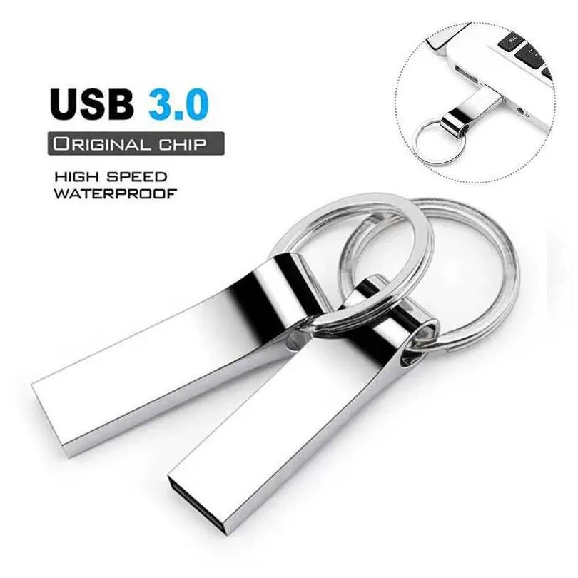 Autres composants électroniques Usb 3.0 2 To U Disk 1 To Pen Drive 32 Go 2 To Flash Pendrive Métal Expansion Drop Delivery Office School Busi Dhpav