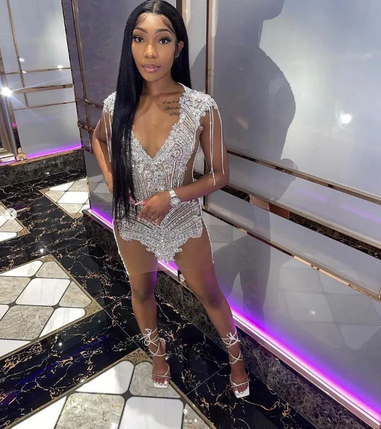 Black Sparkly Prom Dresses: Crystal Beaded Tassel... From Alegant_lady,  $195.73 | DHgate.Com