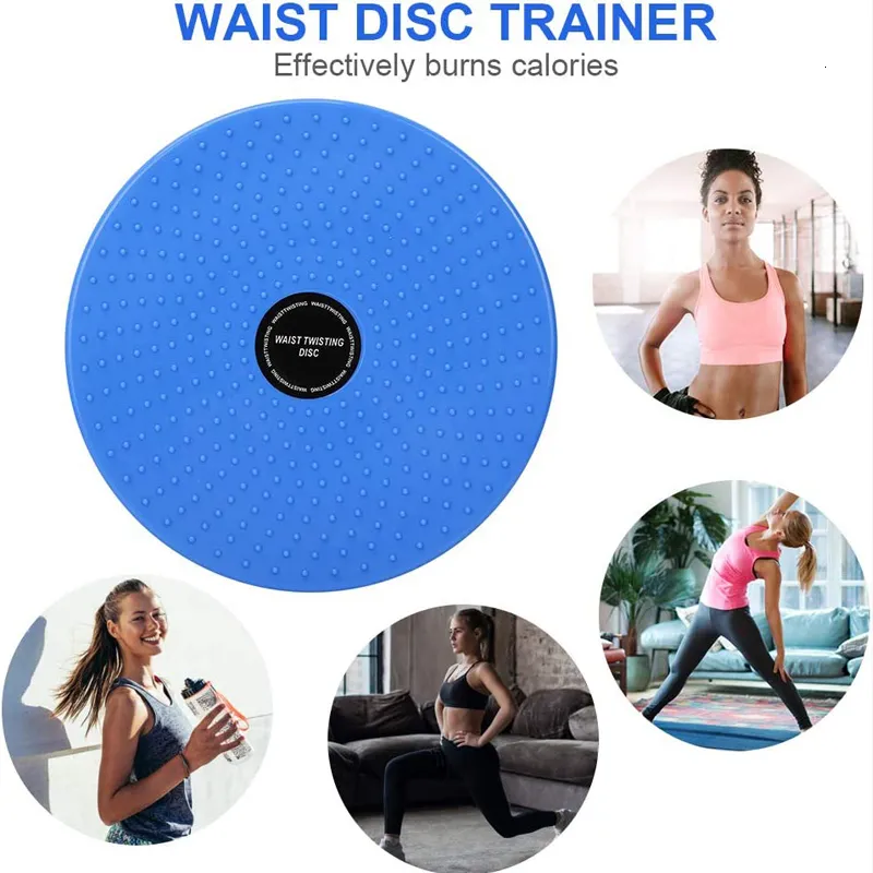 Cheap Waist Twist Board Waist Foot Massage Waist Twister Abdominal Muscles Strengthening Waist Exercise Slimming Twisting Disc Fitness Gear