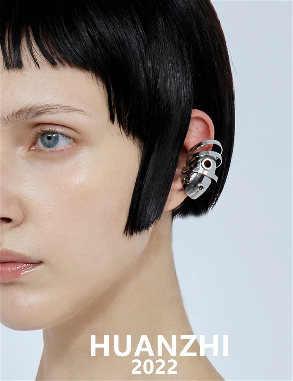 帽子 bibliotherk skirf with hand jewelry Zeshimb Gothic Skull Sword Ring with Chain Punk Silver Index