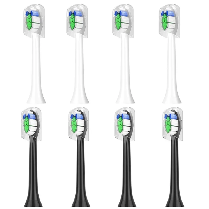 Cabeças de escova de dentes Sonic Pro Results Standard 4 cabeças de escova HX9034 HX9024 Novas escovas de dentes padrão Higiene Oral Limpeza