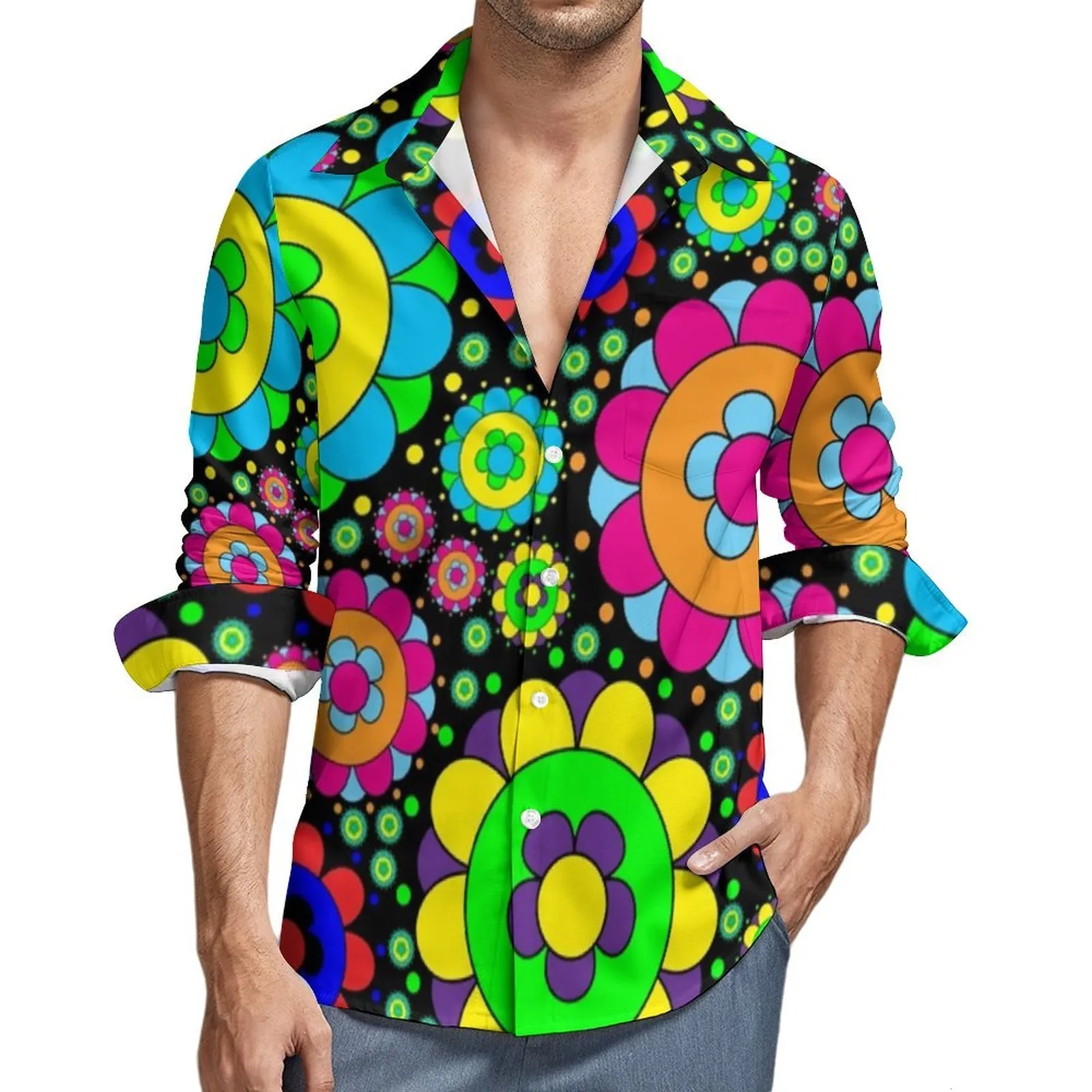 DHgate.com:Men's Dress Shirts Vintage 60S 70S Hippie DHgate.com:Men's Dress Shirts Vintage 60S 70S Hippie