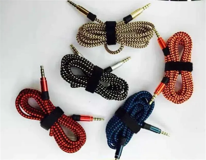 Cable Auxiliar 3.5mm Macho A Macho - 2 Metros (Pack De 2), Audio Estéreo De Alta Calidad, Para Coches, Altavoces, IPhone