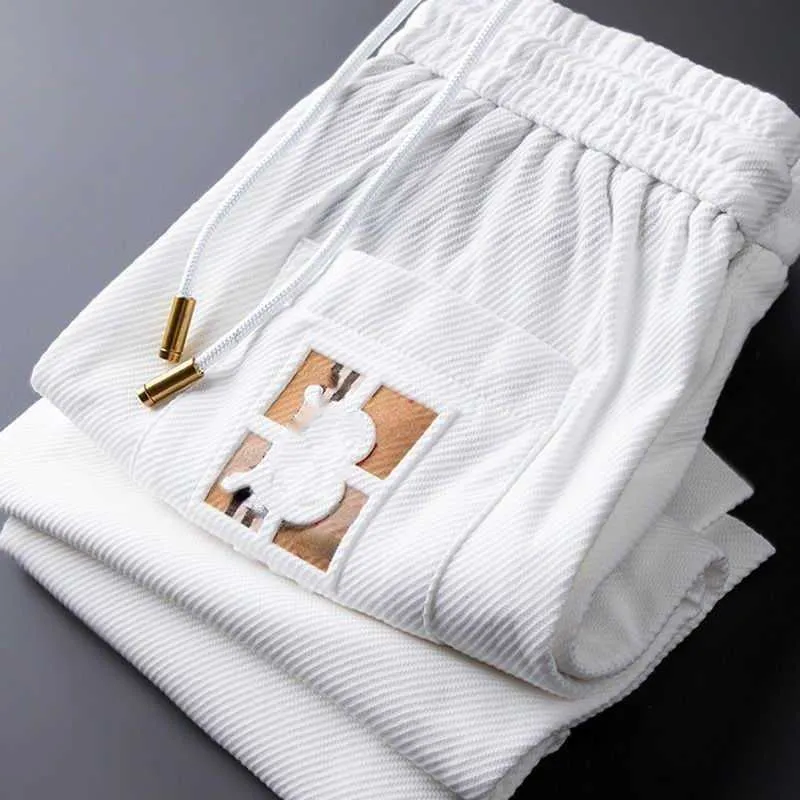 メンズパンツbbyカジュアル刺繍ズボンデザイナーパンツビジネススーツスウェットパンツ4xl 5xl