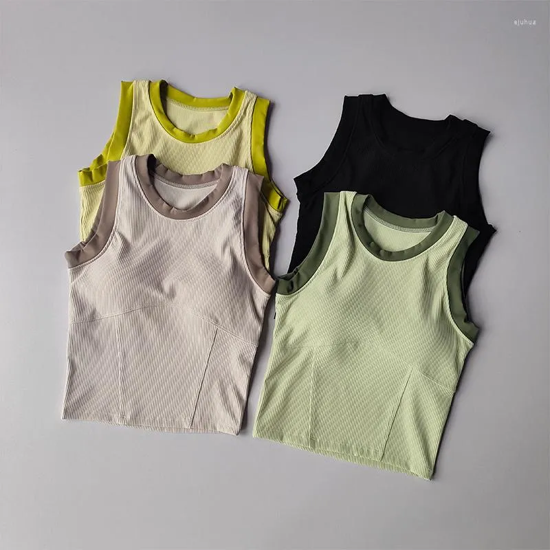 Yoga Outfit Sports Underwear -proof Anti-sagging High-intensity Outside Wear Bra Vest-style Fast-drying Running Chest Jacket