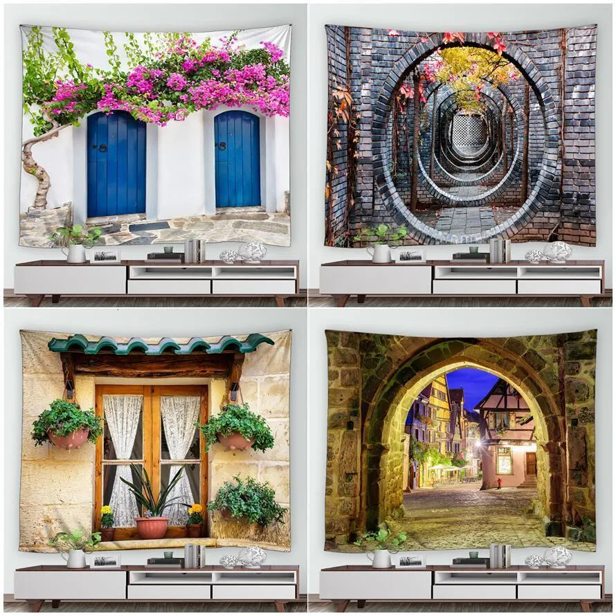 Tapisserie Murale Signare – Motif Fleuri Multicolore, 40x55 Inches