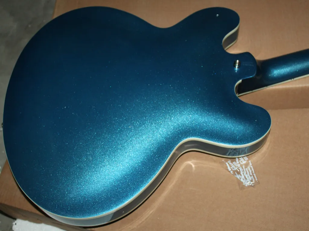 Biue JAZZ guitare Semi Hollow avec guitare électrique chinoise