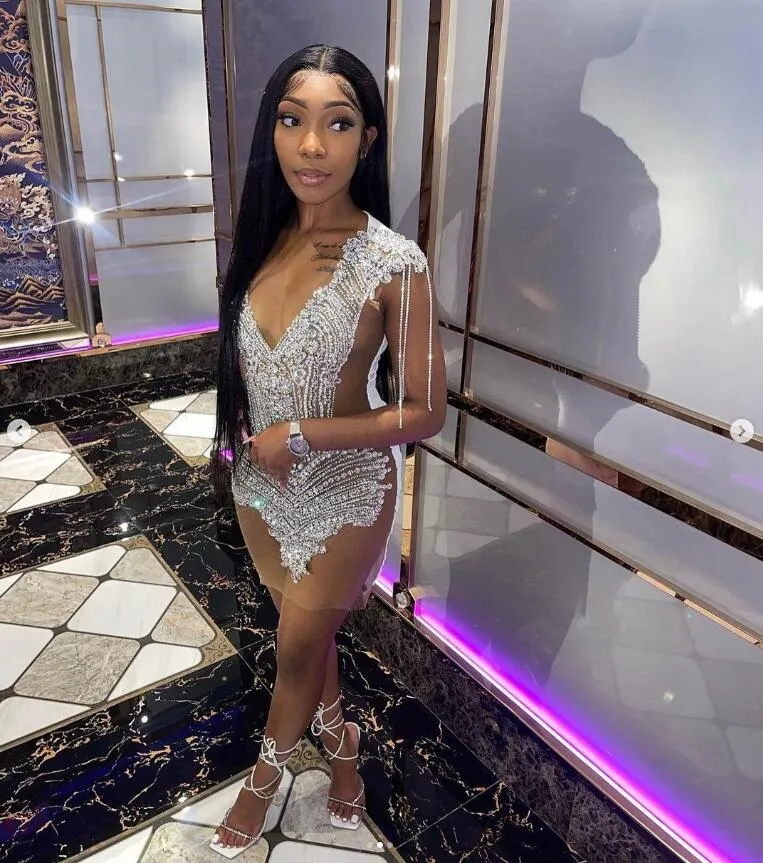 beaded tassel mini dress Jovani 37129 Homecoming Short Beaded Fringe Cocktail Mini Dress