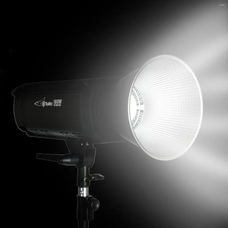 플래시 헤드 180W LED 비디오 라이트 포지티드 스튜 이도 램프 전문 보웬 스 마운트 Tiktok YouTube 촬영 초상화