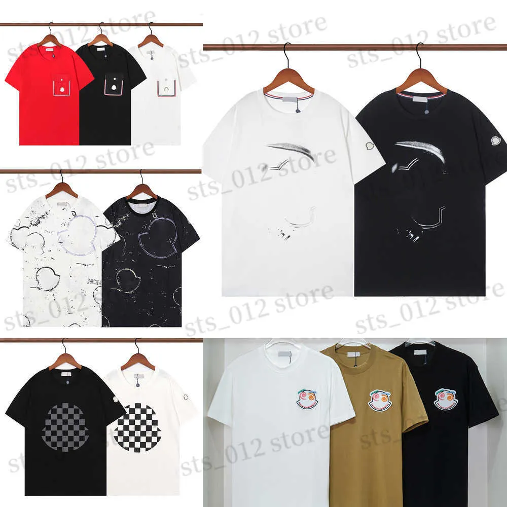 Дизайнерские мужские футболки с рисунком, роскошные женские летние футболки, модный тренд, чистый хлопок, дышащие футболки с короткими рукавами, T230615